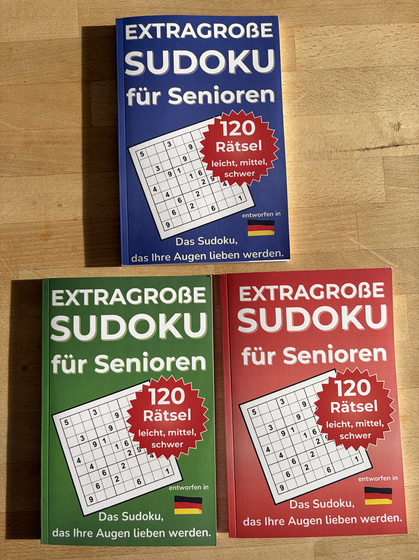 extragroße Sudoku 1-3